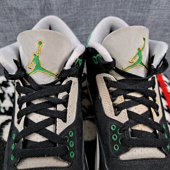 %Size 8 - Men Nike Jordan 3 Retro Mid Pine Green AJ22 main image 11